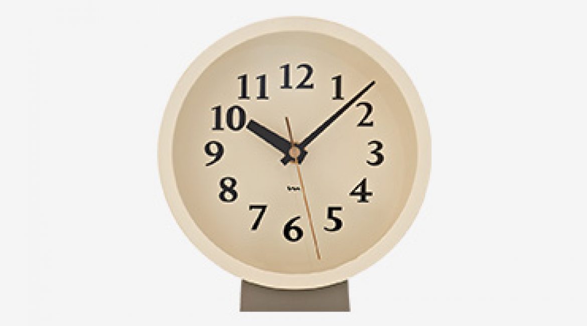 Wood clock minimalist