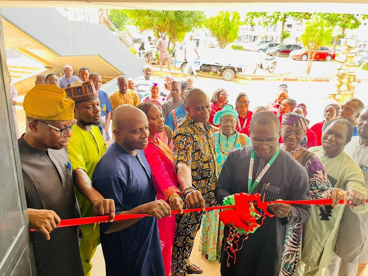 Ribbon-cutting at the Labcrest Kaduna branch opening